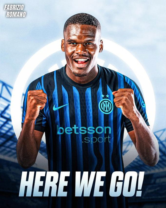 Inter Milan chính thức sở hữu tài năng trẻ Ange-Yoan Bonny