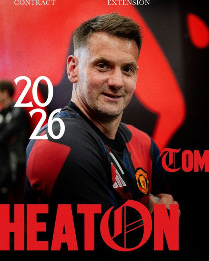 Thủ môn Tom Heaton gia hạn hợp đồng với Manchester United
