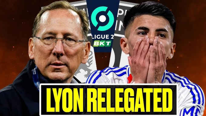 Sốc: Lyon xuống hạng Ligue 2, cơ hội cho Man United săn sao giá rẻ?