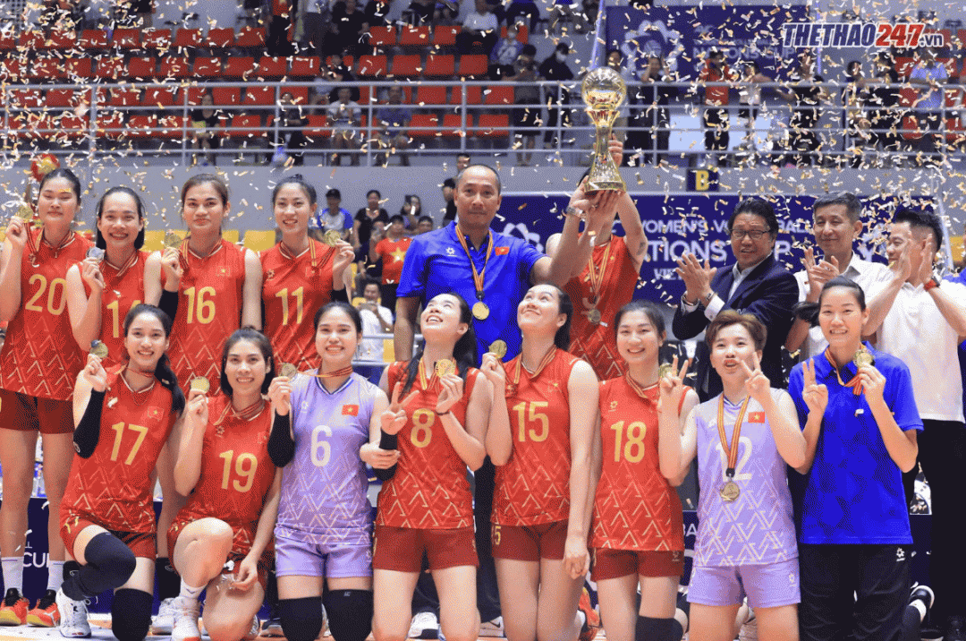 Bóng chuyền nữ Việt Nam: Ba lần liên tiếp vô địch AVC Nations Cup 2025, khẳng định vị thế quốc tế