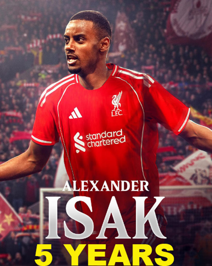 Bom tấn chuyển nhượng: Isak sắp cập bến Anfield?