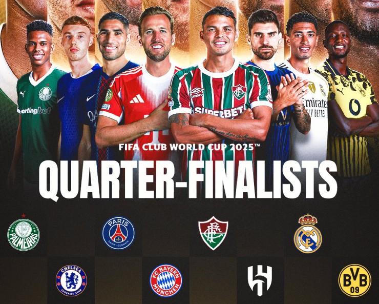 Cúp C1 thế giới FIFA 2025: 8 ông lớn tranh tài ở vòng tứ kết