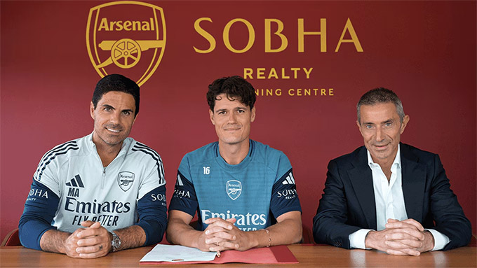 Arsenal chính thức chiêu mộ tiền vệ Christian Norgaard