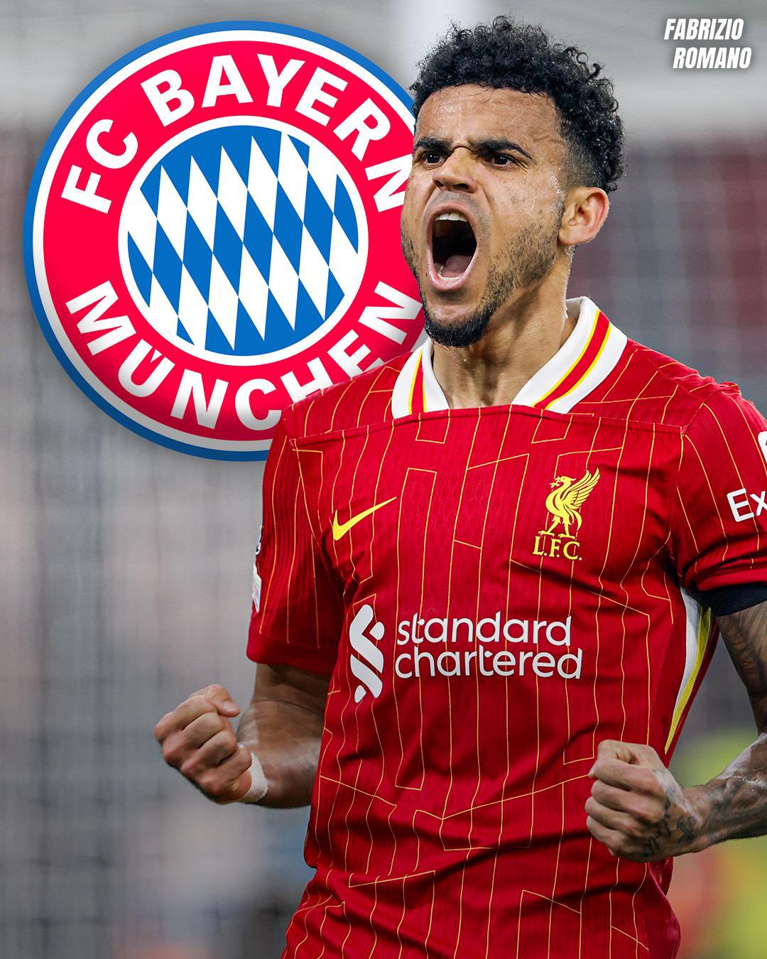 Bayern Munich Chốt Giá 80 Triệu Euro, Sắp Có Luis Diaz Từ Liverpool?