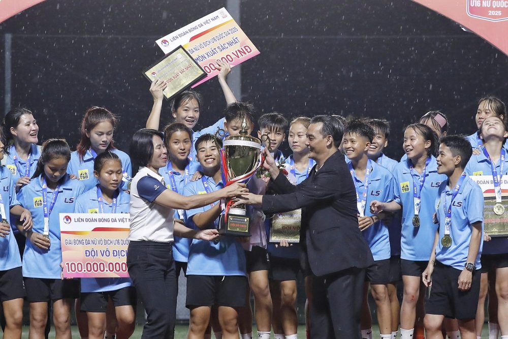 Hà Nội vô địch giải U16 nữ Quốc gia 2025 sau trận đấu kịch tính với Phong Phú Hà Nam
