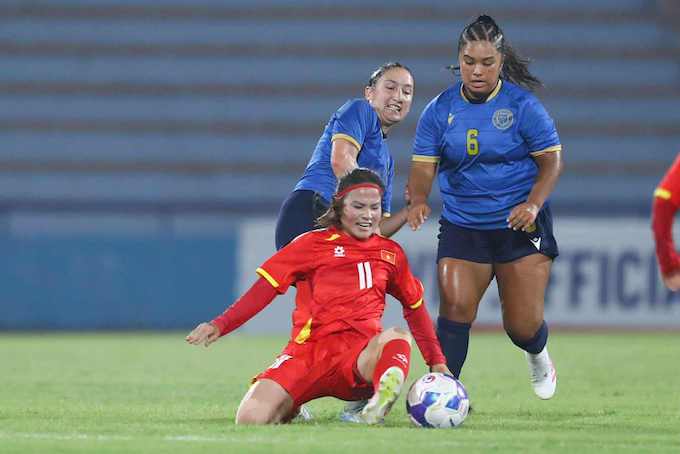 Tuyển nữ Việt Nam đại thắng Guam 4-0, giành vé vào vòng chung kết châu Á 2026