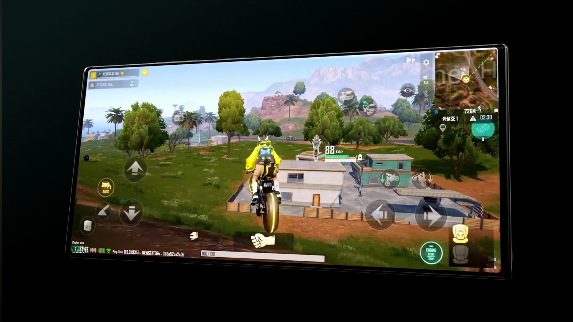 PUBG Mobile trên Galaxy S24 Ultra với 120FPS