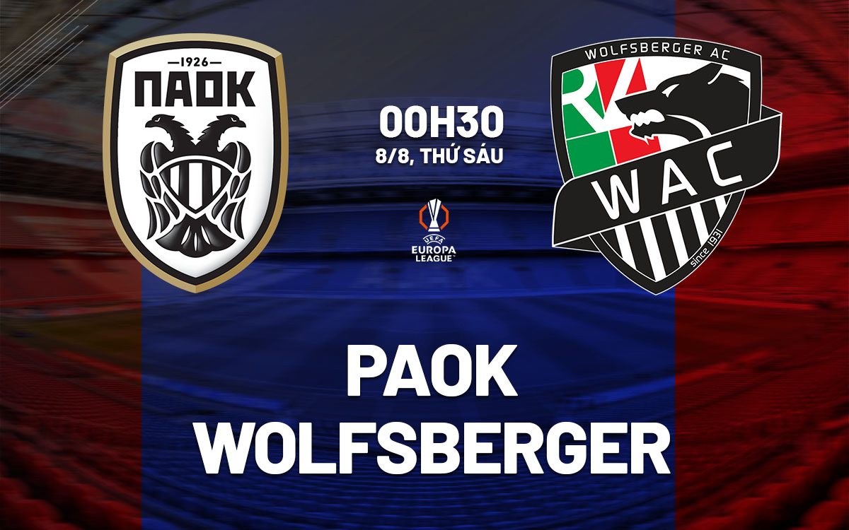 Nhận định bóng đá PAOK vs Wolfsberger
