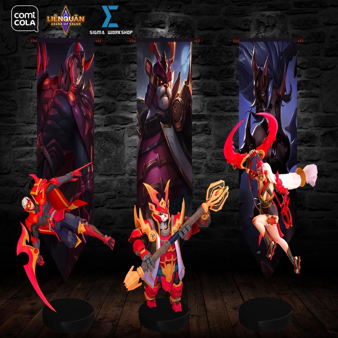 Mô hình 3D Zuka, Quillen, Yena