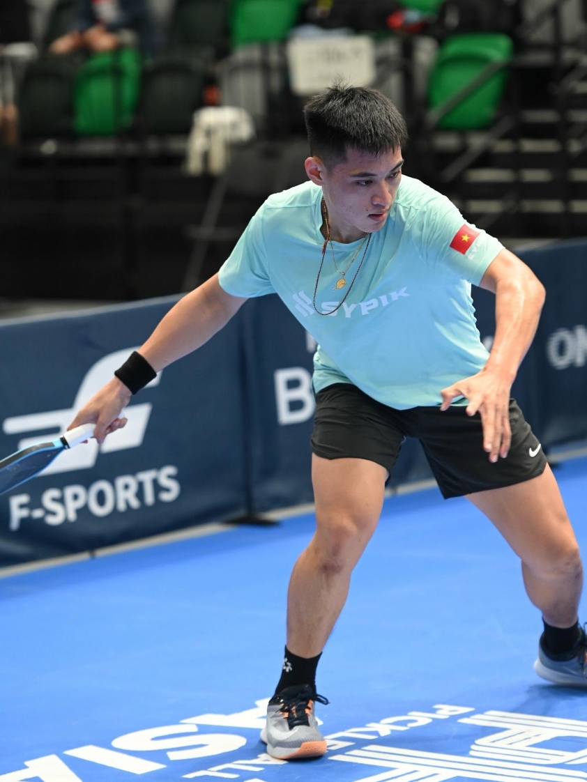 Hình ảnh các tay vợt Việt Nam thi đấu