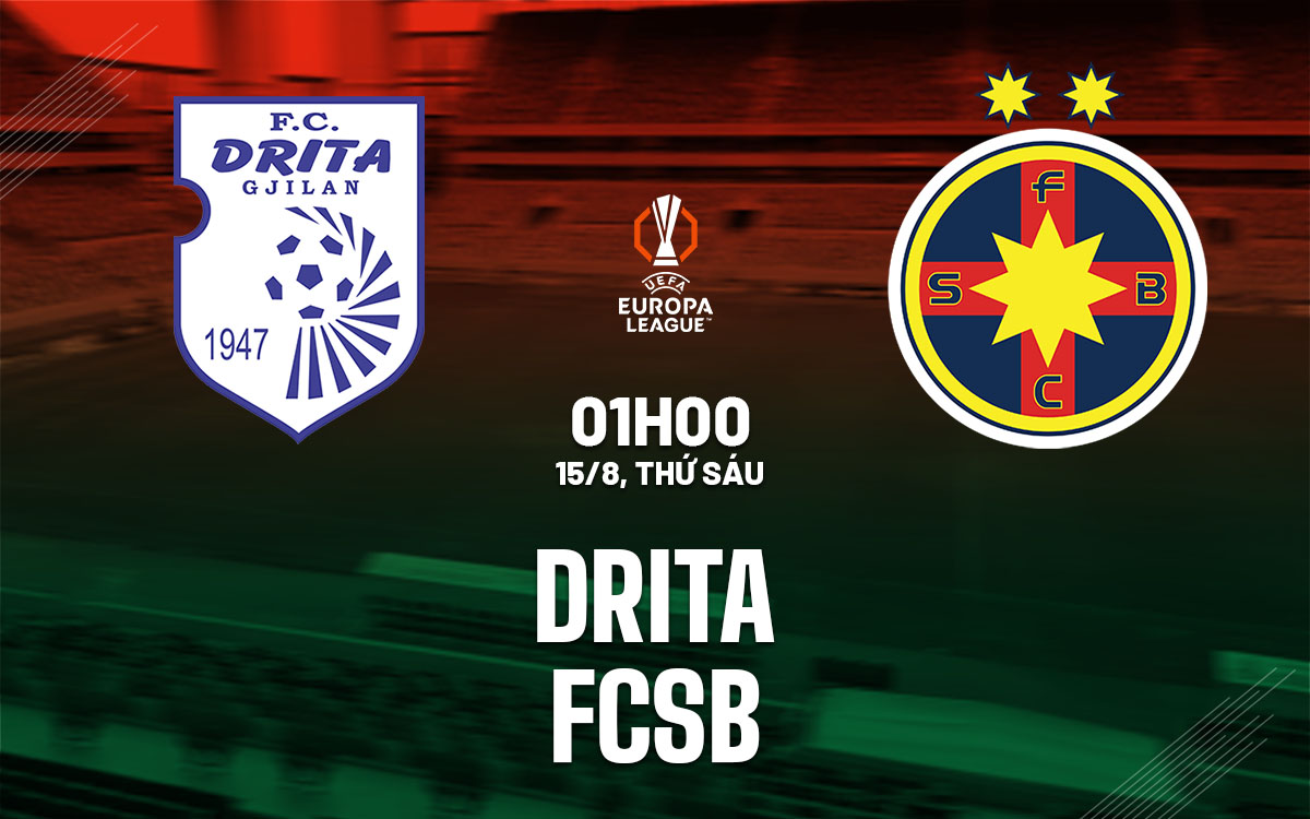 nhan dinh bong da du doan Drita vs FCSB cup c2 chau au europa league hom nay