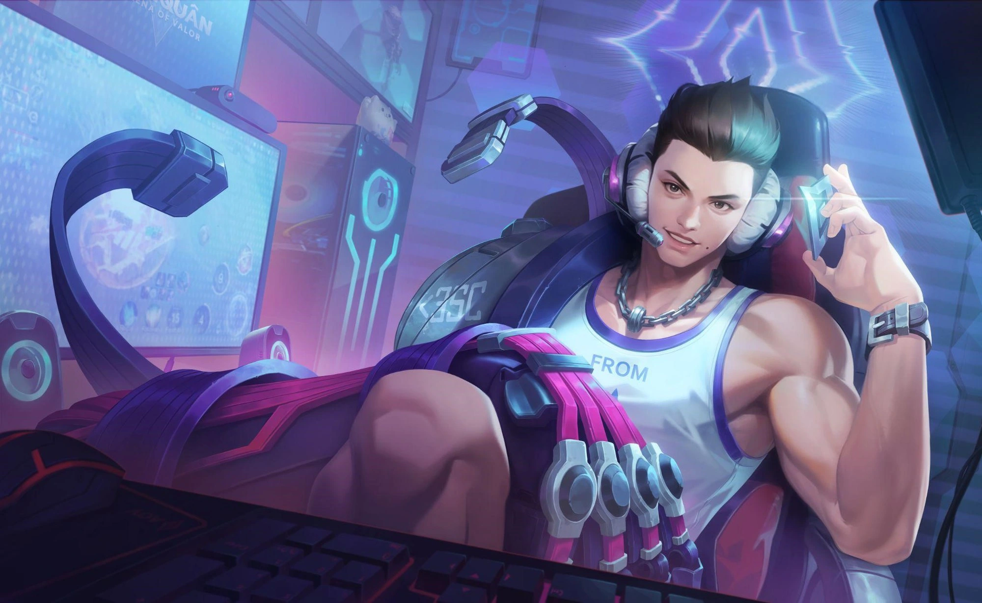 Hình ảnh trang phục Errol lấy cảm hứng từ streamer Độ Mixi