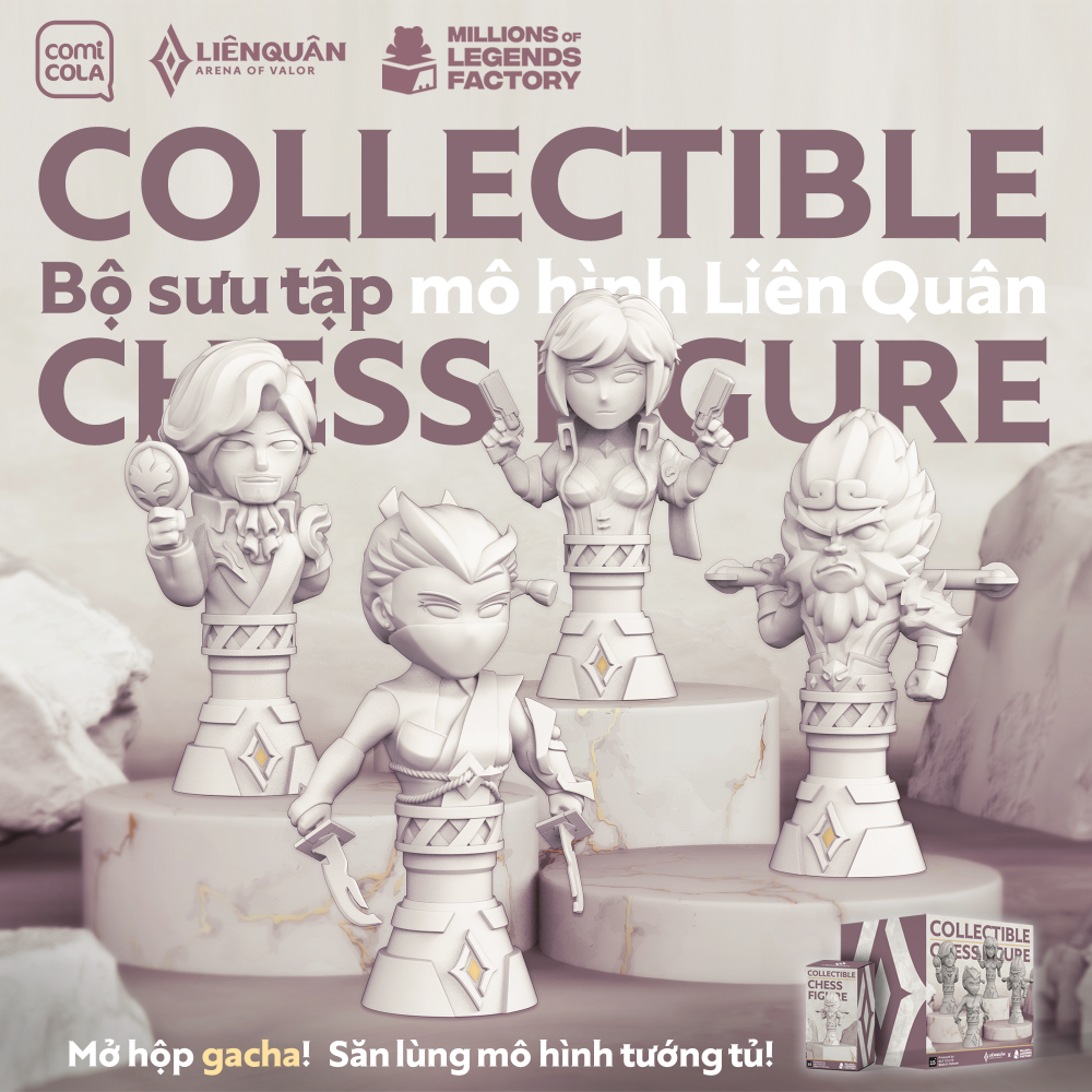 Mô hình cờ nhân vật Liên Quân