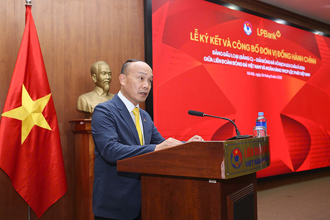 Tổng Thư ký VFF phát biểu
