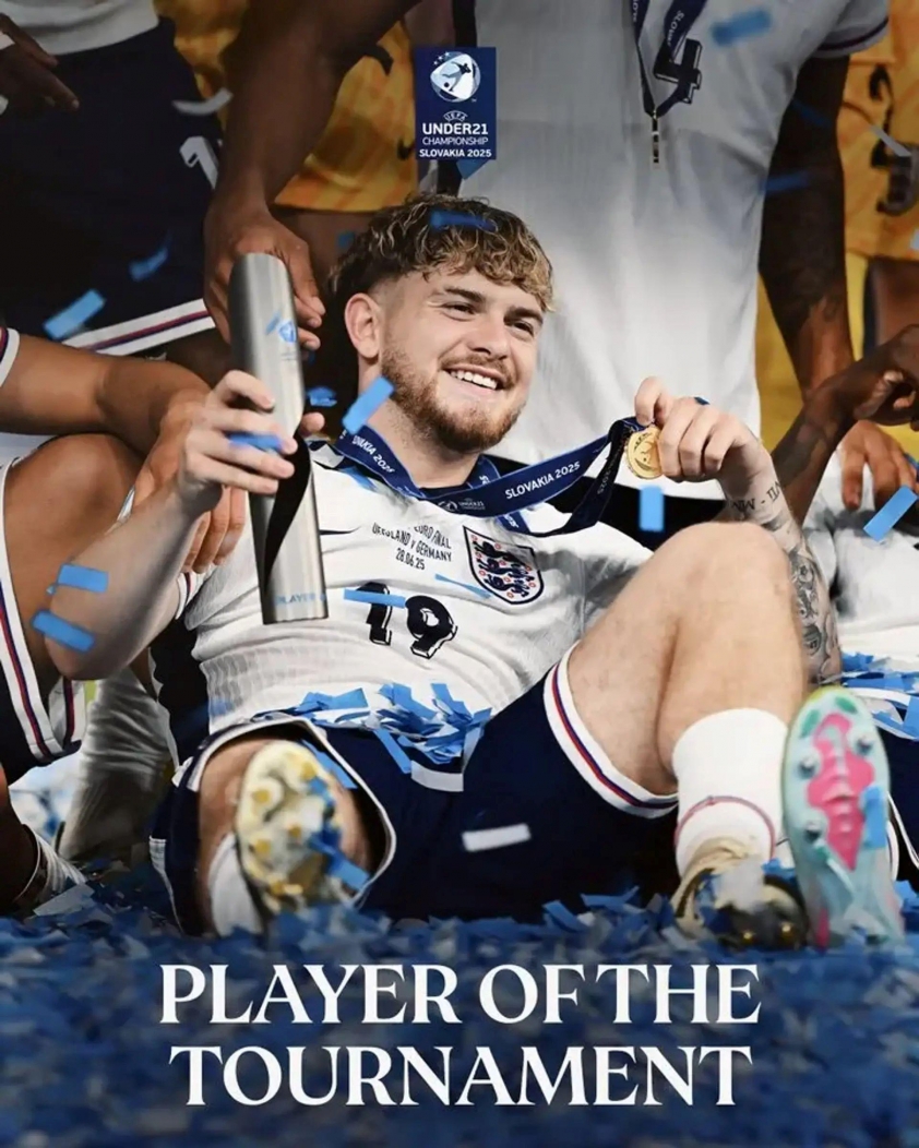 Harvey Elliott xuất sắc nhất U21 châu Âu