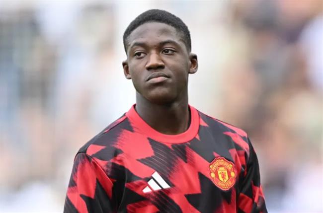 Kobbie Mainoo muốn rời MU để gia nhập Napoli. Kobbie Mainoo trong màu áo Manchester United