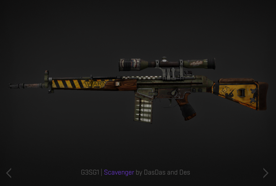 Ảnh chụp màn hình giao diện CS:GO Danger Zone