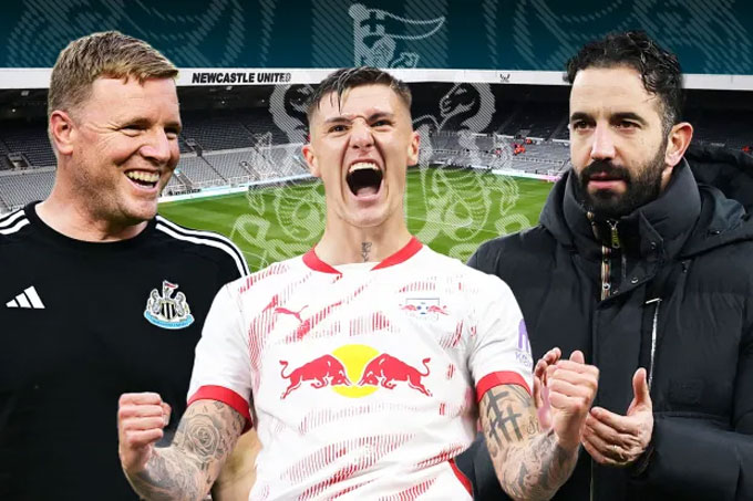 Cuộc đua giành chữ ký Sesko: Newcastle vượt mặt Man United, tương lai Isak bất định