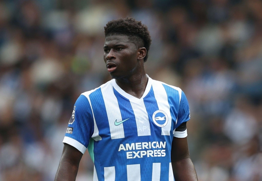 Carlos Baleba trong màu áo Brighton