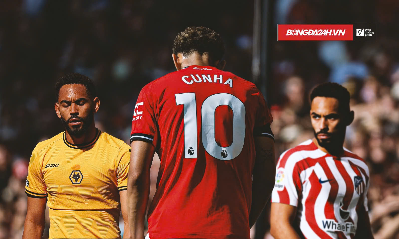 Matheus Cunha ăn mừng bàn thắng