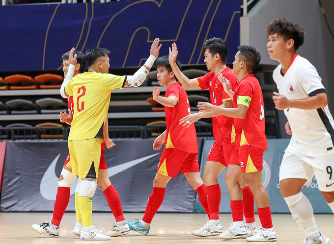 Đội tuyển futsal Việt Nam ra sân với quyết tâm cao