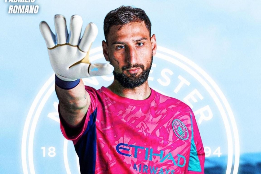 Donnarumma - sự bổ sung chất lượng cho hàng thủ Man City Donnarumma trong màu áo Man City