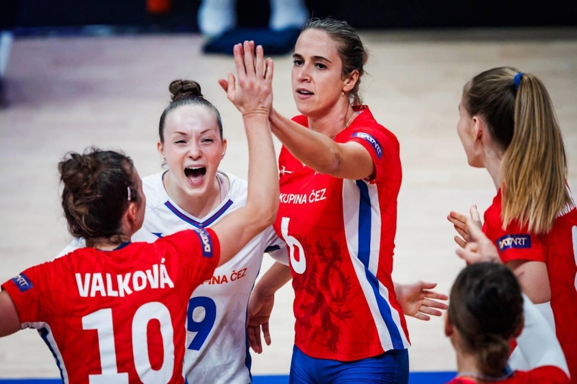Helena Grozer trong màu áo đội tuyển CH Séc