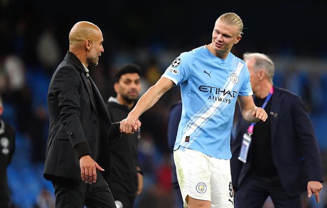 Pep Guardiola ngợi khen Erling Haaland