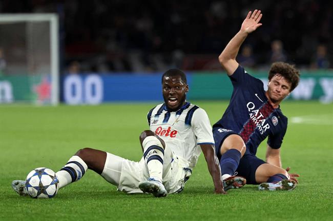Atalanta thất bại trước PSG