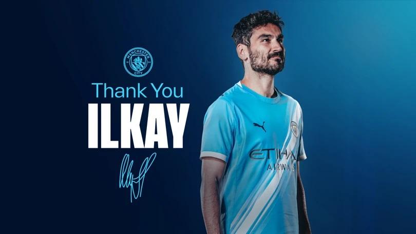 Man City chia tay Gundogan. (Ảnh: Man City) Gundogan chia tay Man City