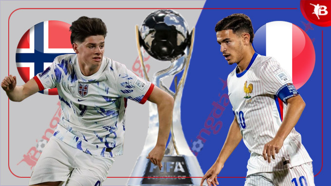 U20 Na Uy và U20 Pháp chuẩn bị cho trận tứ kết Cầu thủ U20 Na Uy và U20 Pháp tập luyện