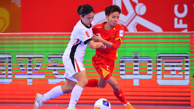 ĐT futsal nữ Việt Nam (áo đỏ) sẽ gặp Indonesia ở vòng bảng ĐT futsal nữ Việt Nam đối đầu Indonesia tại vòng bảng