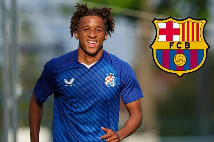 Cardoso Varela đang được Barcelona nhắm đến Cardoso Varela tài năng trẻ của Dinamo Zagreb