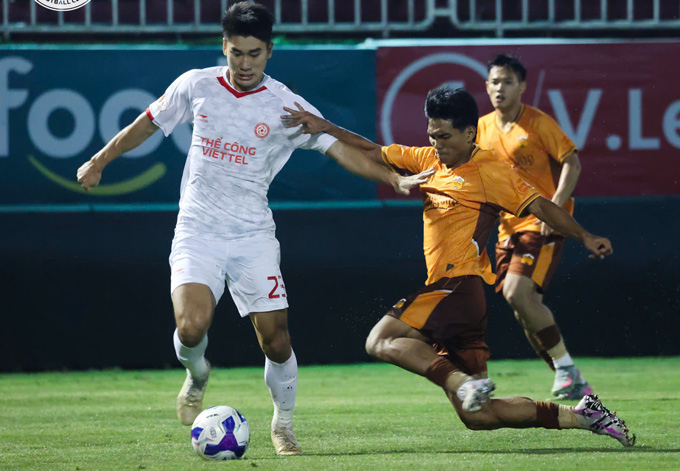 Trận đấu giữa Thể Công và HAGL tại Pleiku