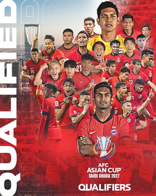 ĐT Singapore giành vé dự Asian Cup sau 43 năm 1 ĐT Singapore giành vé dự Asian Cup sau 43 năm 1