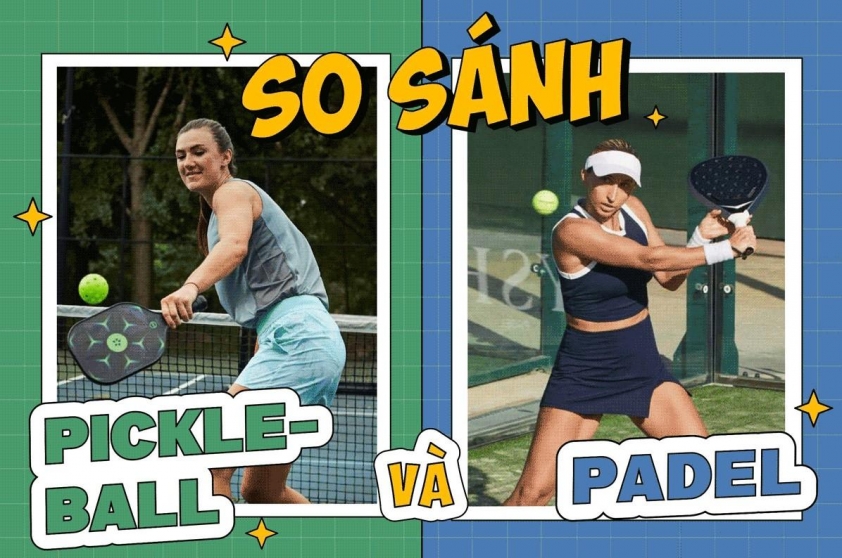 Pha thi đấu Pickleball Padel dùng điểm số giống tennis còn Pickleball thi đấu đến 11 điểm