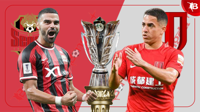 Hai đội bóng chuẩn bị cho trận đấu AFC Champions League