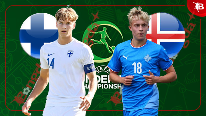 U19 Phần Lan chuẩn bị bước vào trận đấu với U19 Iceland Cầu thủ U19 Phần Lan tập luyện