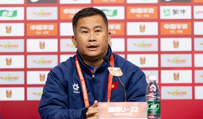 HLV Đinh Hồng Vinh hài lòng về màn trình diễn của U22 Việt Nam HLV Đinh Hồng Vinh đánh giá cao màn trình diễn của U22 Việt Nam