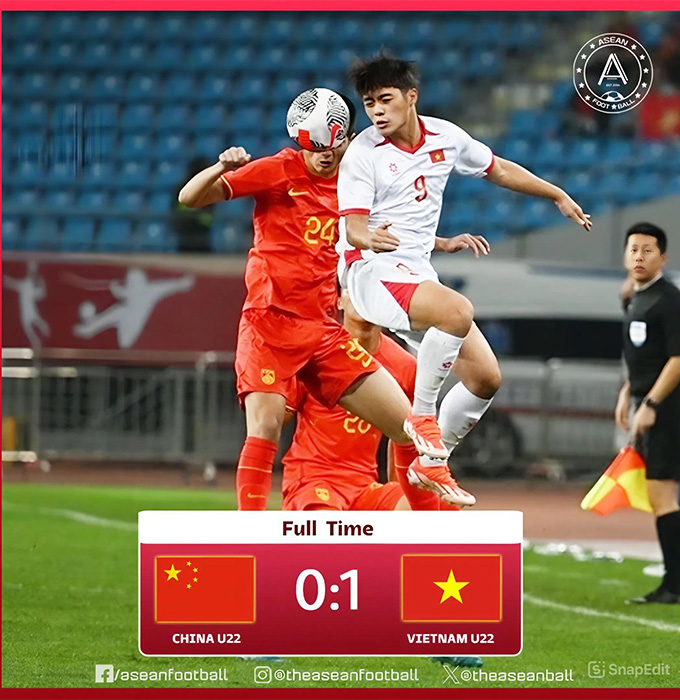 CĐV Đông Nam Á hết lời tán dương U22 Việt Nam sau khi đánh bại Trung Quốc CĐV Đông Nam Á hết lời tán dương U22 Việt Nam sau khi đánh bại Trung Quốc