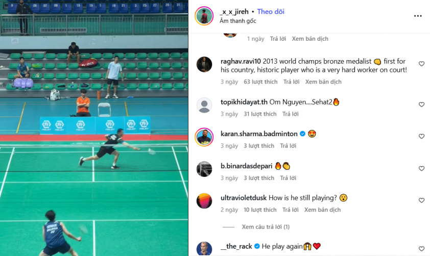 Cơn mưa lời khen dành cho Nguyễn Tiến Minh trên Instagram Bình luận tích cực về Nguyễn Tiến Minh trên mạng xã hội