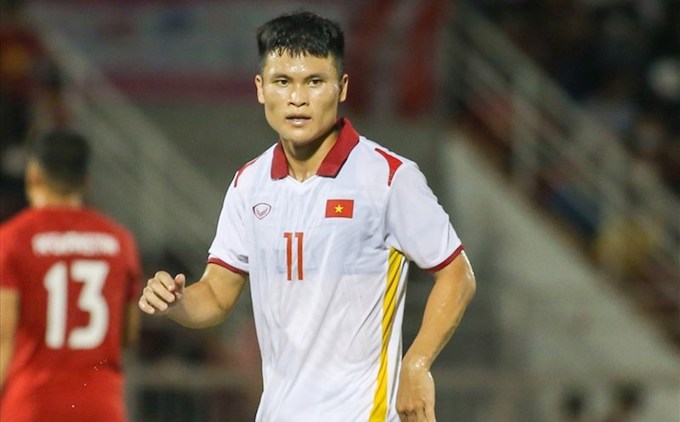 Cầu thủ Tuấn Hải lập công