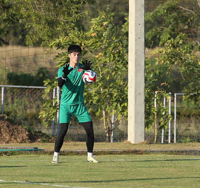 Thủ môn Trần Trung Kiên chuẩn bị trở lại thi đấu