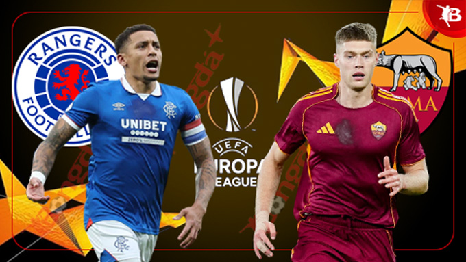 Cầu thủ Rangers và Roma tập luyện
