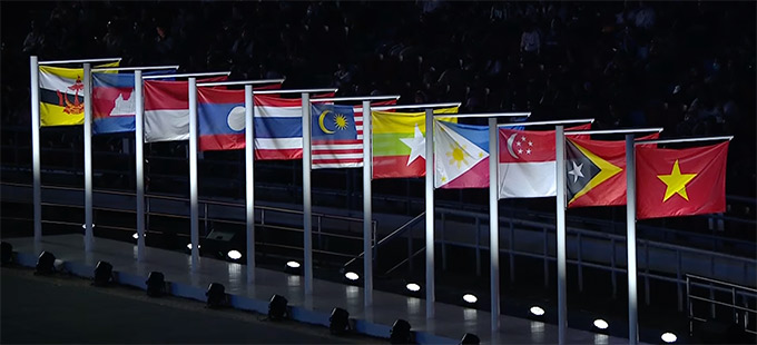 Cờ các quốc gia Đông Nam Á tham gia SEA Games