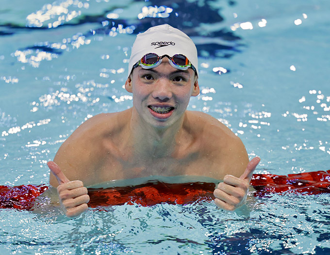 Kình ngư Nguyễn Huy Hoàng đoạt HCV bơi tự do