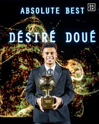 Desire Doue vượt Pau Cubarsi, giành giải Golden Boy 1 Desire Doue vượt Pau Cubarsi, giành giải Golden Boy 1