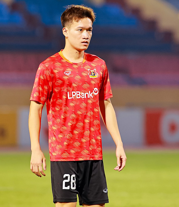 Hoàng Đức đã trở lại tập luyện - Ảnh: Ninh Bình FC Hoàng Đức đang tích cực tập luyện chuẩn bị cho trận đấu