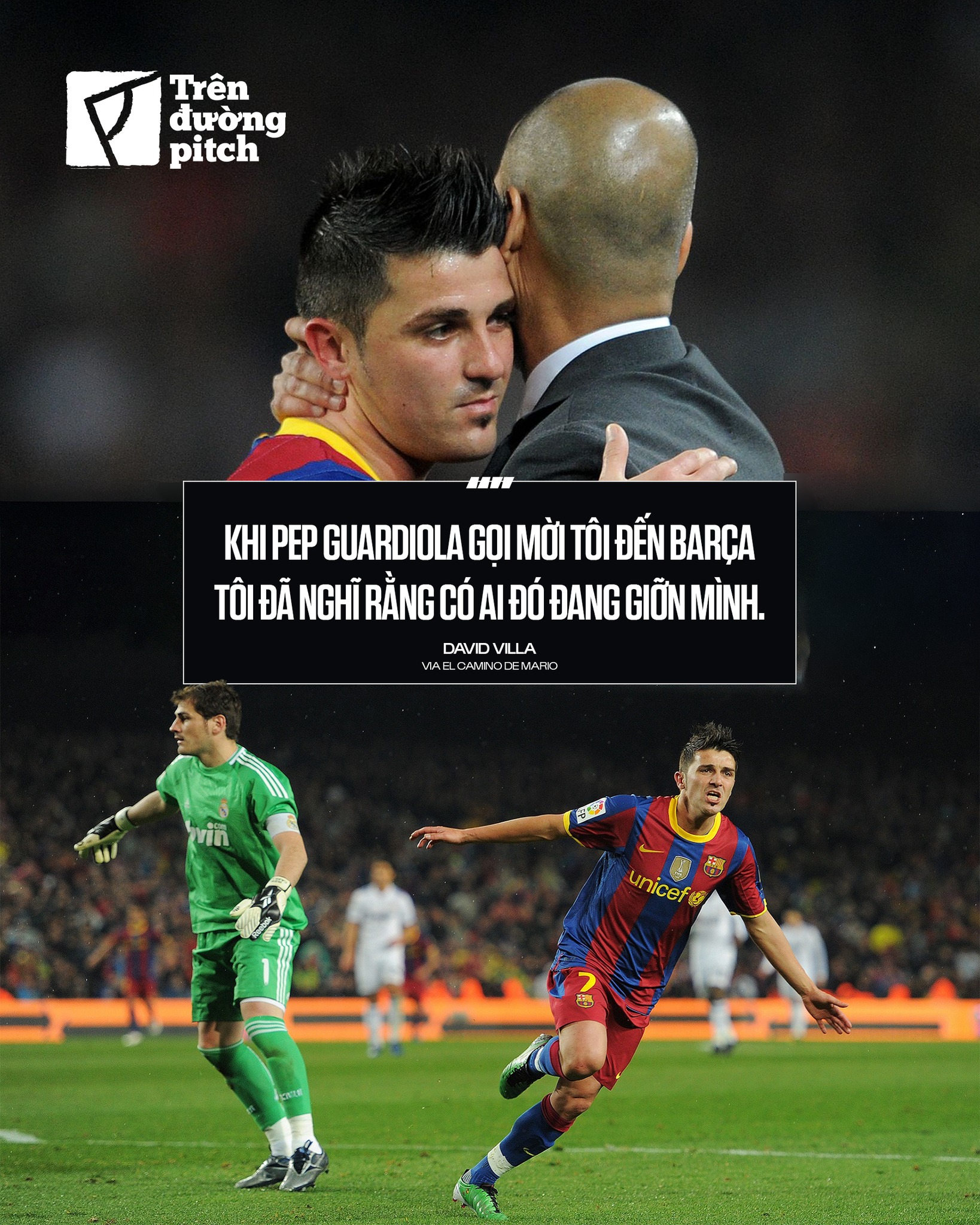 David Villa Khi Pep gọi tôi sang Barca, tôi nghĩ ai đó đang giỡn mình! 1 David Villa Khi Pep gọi tôi sang Barca, tôi nghĩ ai đó đang giỡn mình