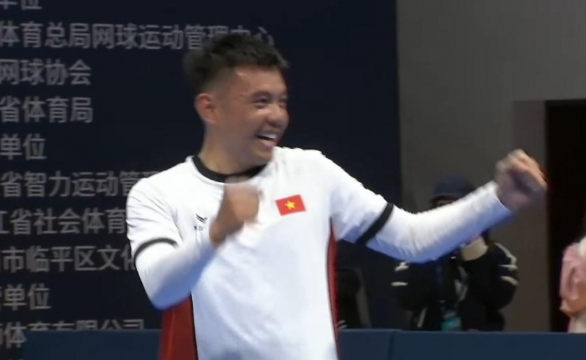 Hoàng Nam giữ bản lĩnh lội ngược dòng ở set hai Pha bóng quyết định của Hoàng Nam tại PPA Tour